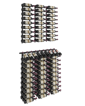 Matte Black Modular Wine Rack Display Kit (7-Piece Set) - Winerack Solutions