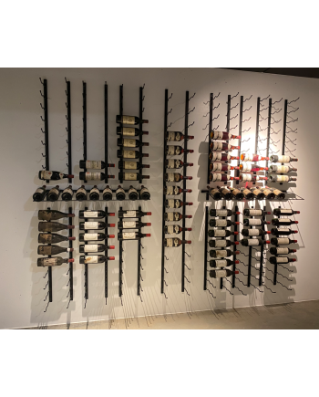 Matte Black Modular Wine Rack Kit (7-Piece Set) - Winerack Solutions