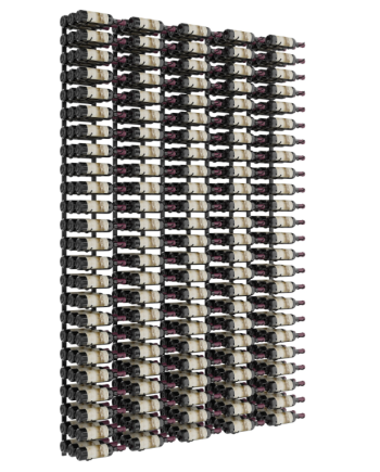 315-Bottle Matte Black Wine Rack Wall Kit (5x W33 and 5x W43) - Winerack Solutions