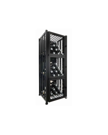 Freestanding wine bottle storage locker